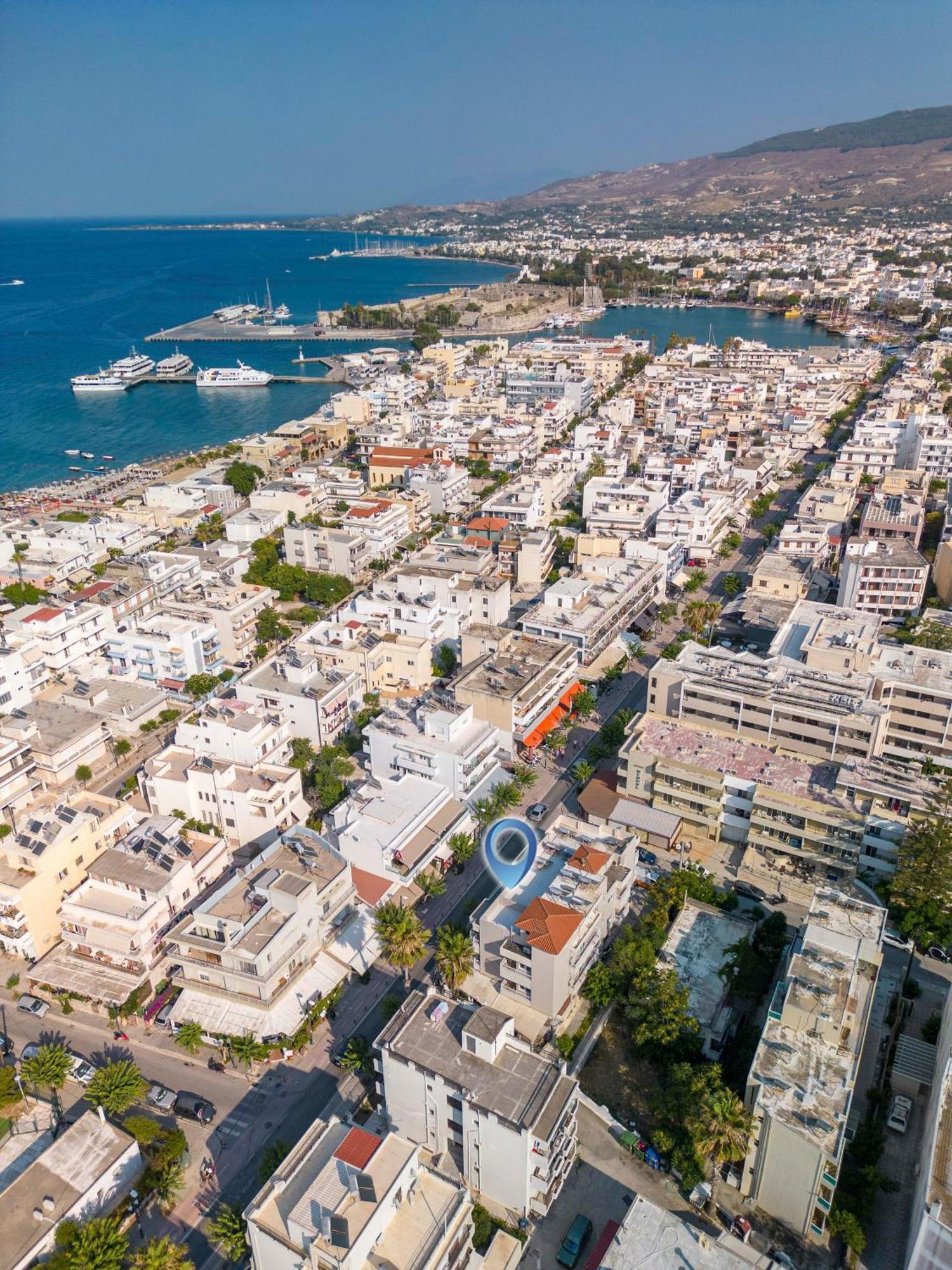 Kyma 4 - 5 Min To Beach Kos Bagian luar foto
